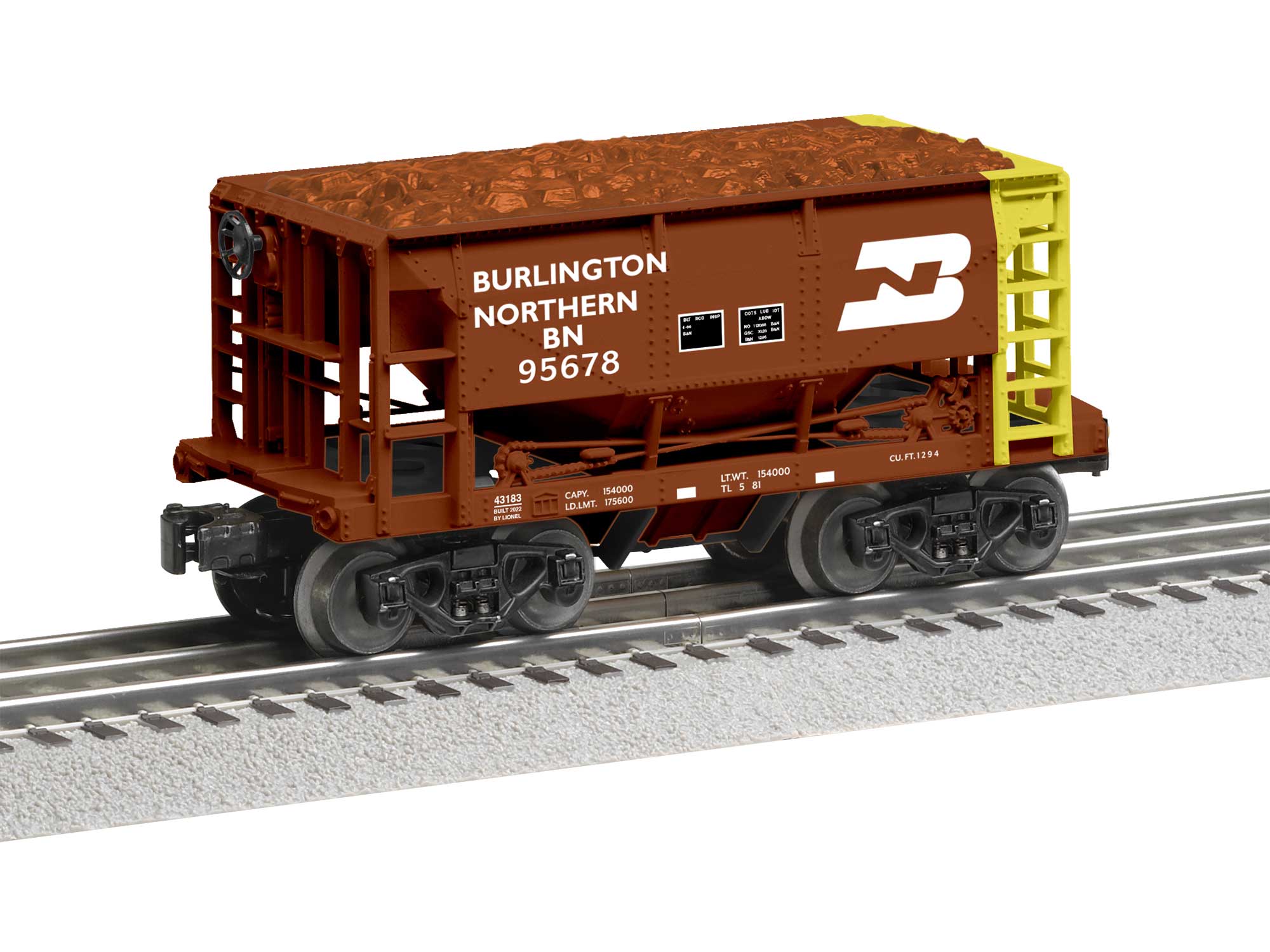 Burlington Northern Ore Car 6Pack 1